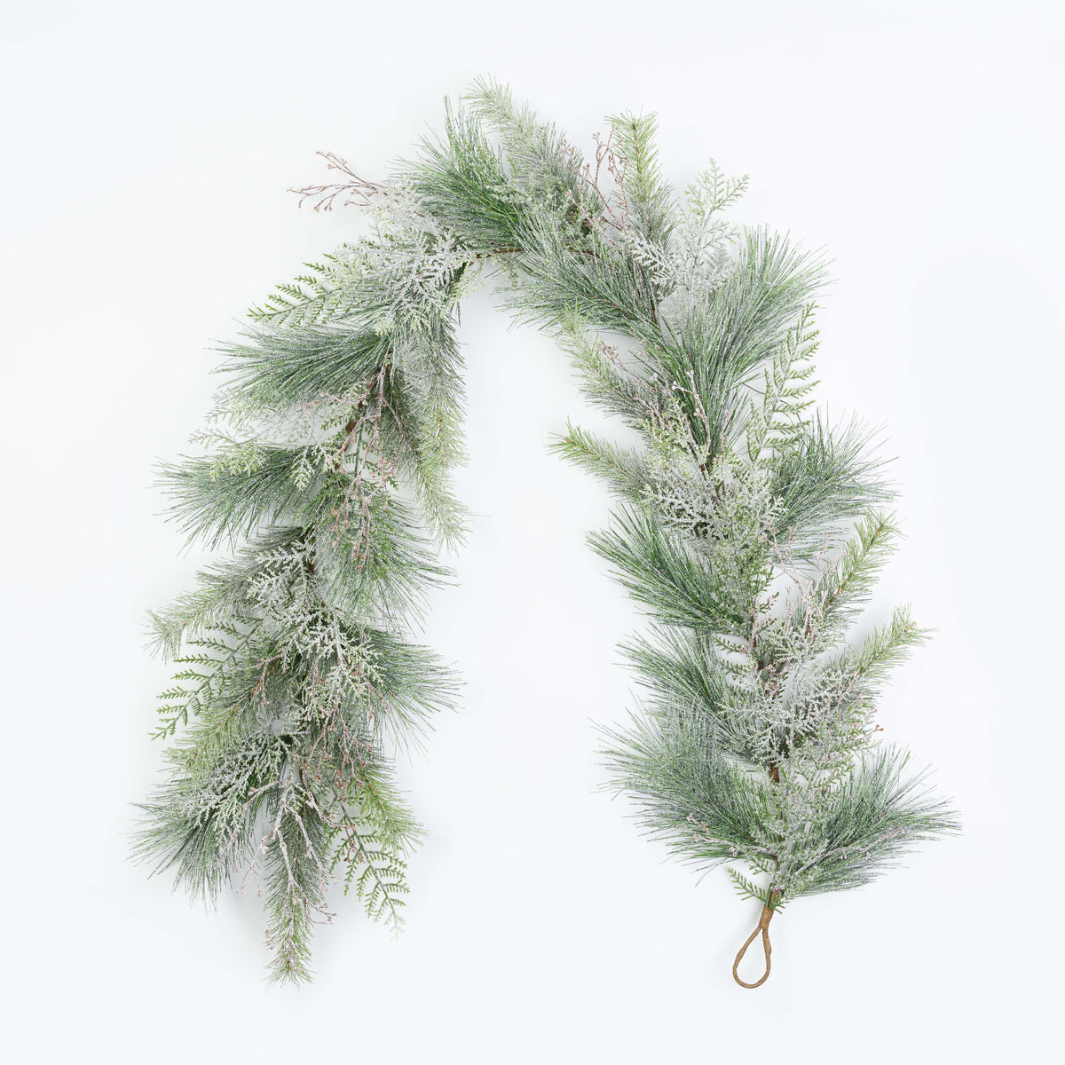 60" FROST PINE CEDAR TWIG GARLAND