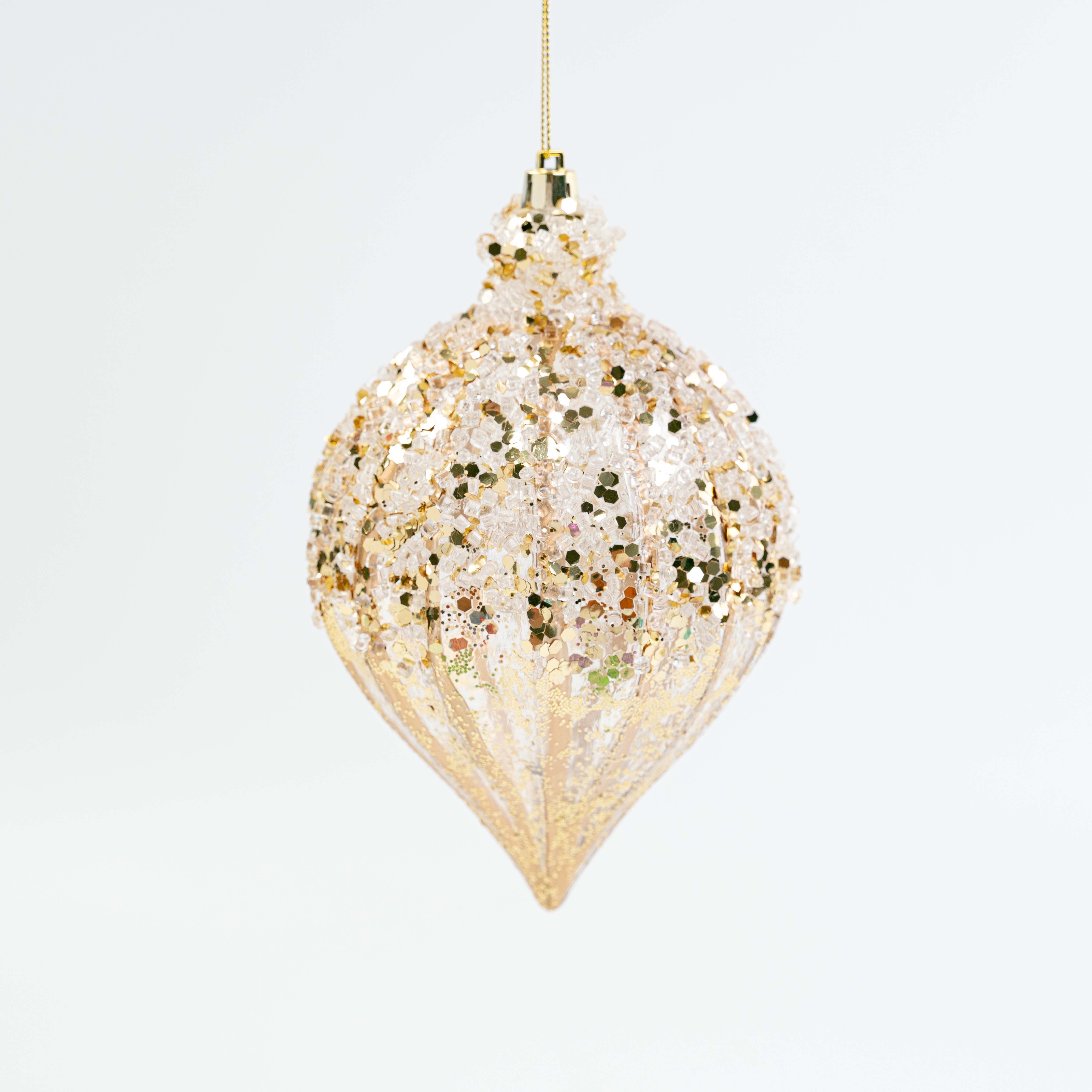 7" ICE SEQUIN BALL ORNAMENT
