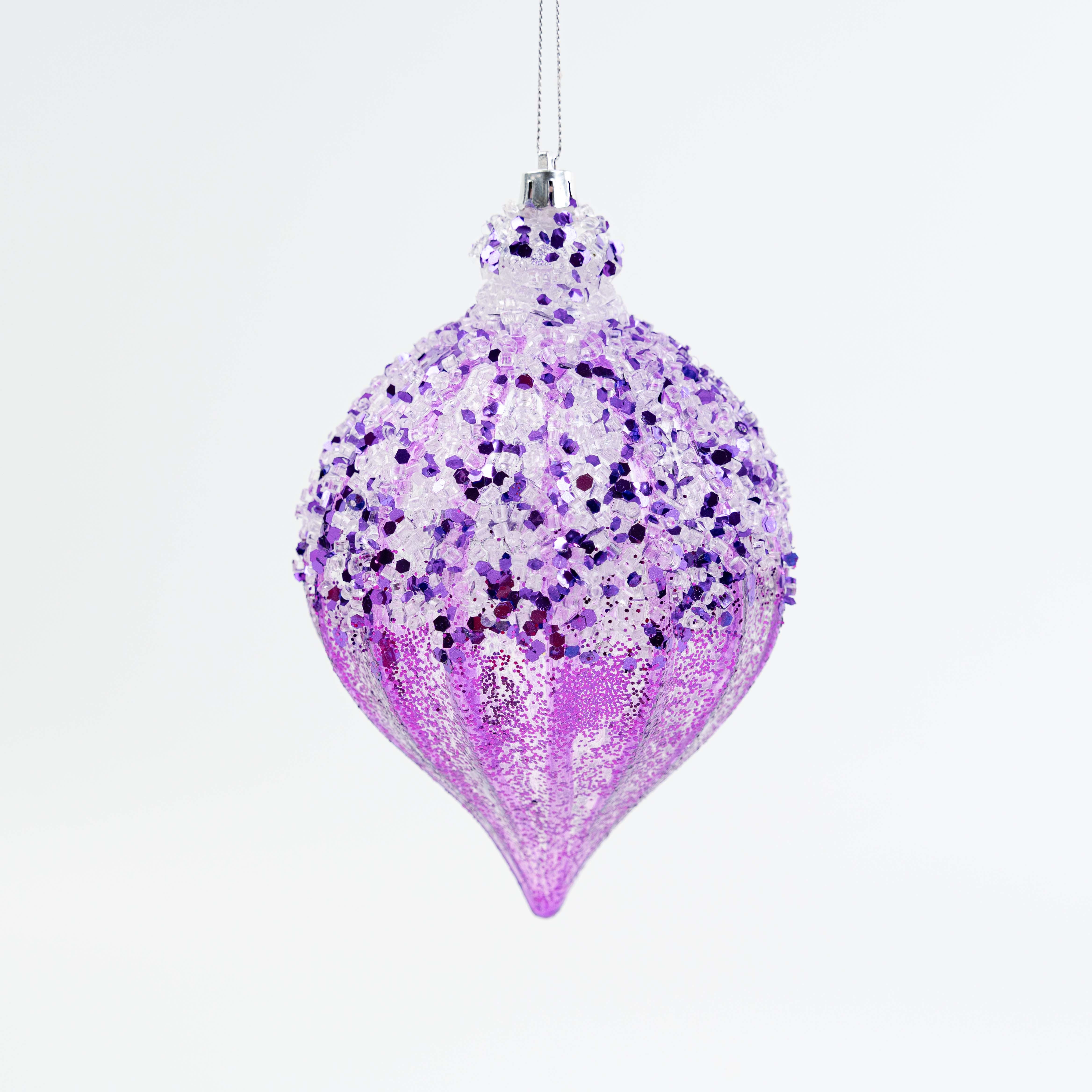 7" ICE SEQUIN BALL ORNAMENT