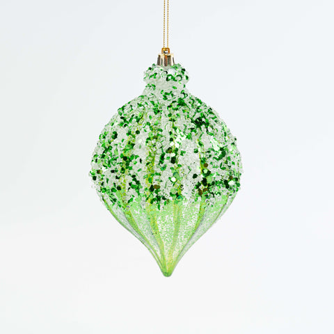 7" ICE SEQUIN BALL ORNAMENT