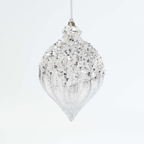 7" ICE SEQUIN BALL ORNAMENT