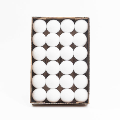 50MM HOLIDAY BALL FLOCKED PICK 24PCS/BOX
