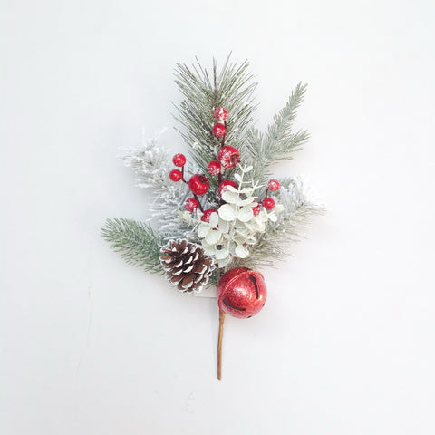 15" JINGLE BELL, BERRY & PINE PICK